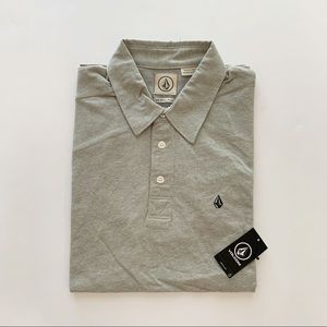 Volcom Banger Polo Shirt in Gray